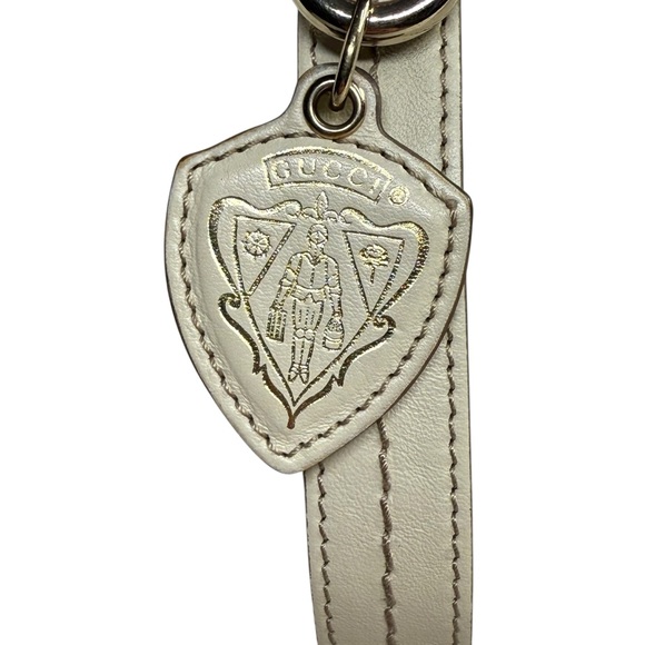 Vintage Gucci Duchessa Boston bag/purse/handbag. Cream colored. Leather. - Picture 6 of 16